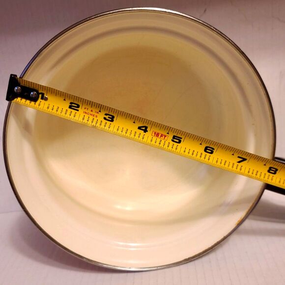 1970s Sanko Ware Show-Pan Orange Poppy‎ 7 1/2" Pot with Lid Vintage Japan - Picture 7 of 9